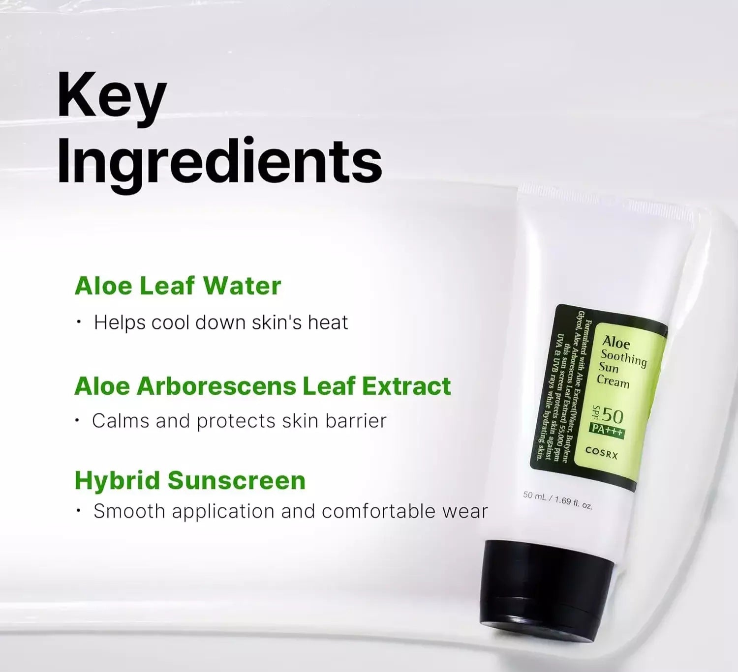 Cosrx aloe soothing sun cream 50ml