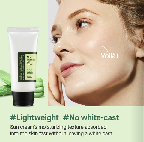 Cosrx aloe soothing sun cream 50ml